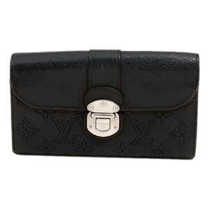 Louis Vuitton Mahina Portefeuille Iris Black Leather